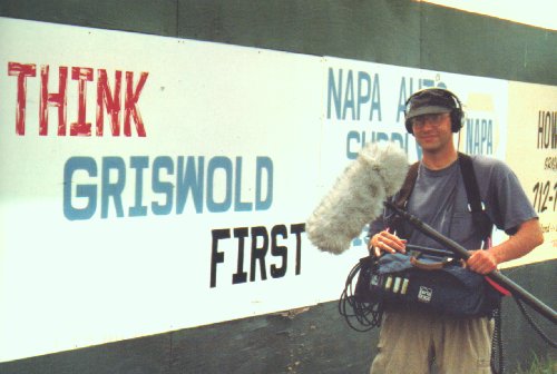 On location in Griswold, Iowa