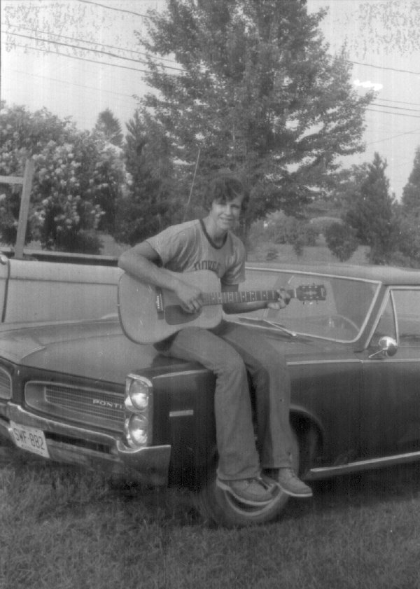 Billy with his first guitar